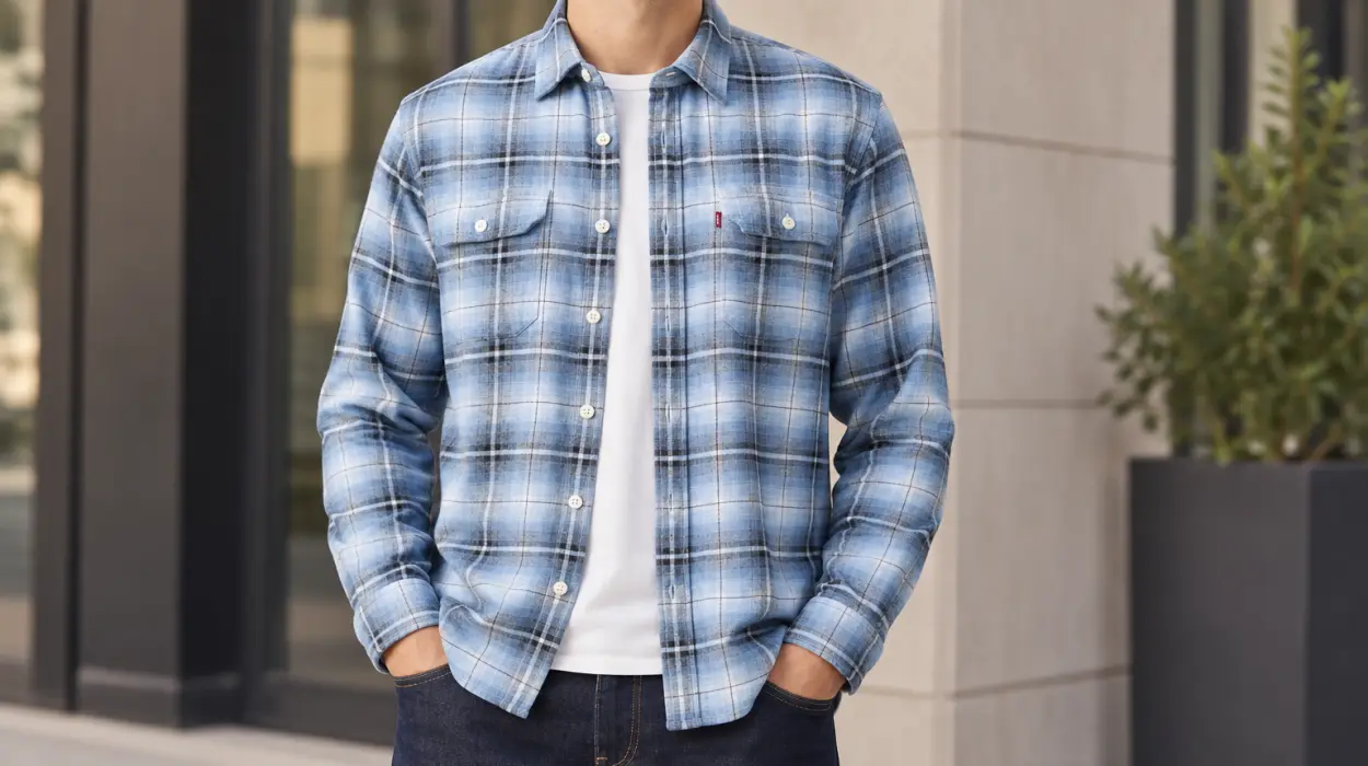 Camisa Levi's Jackson Worker Madhu Plaid para hombre en varios colores