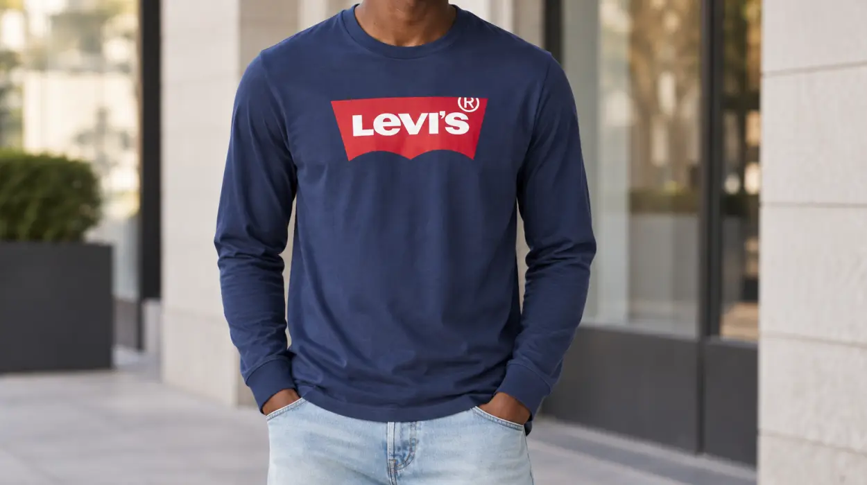 Camiseta de manga larga Levi's Graphic Set-in Neck para hombre