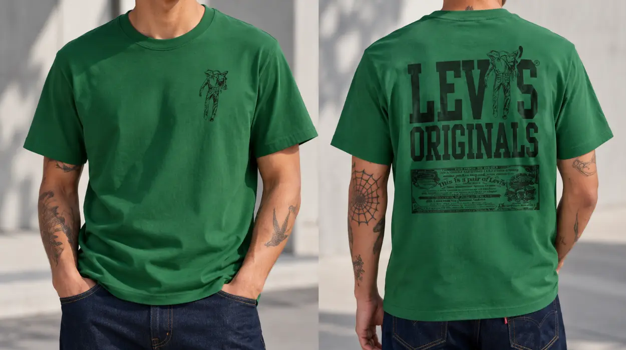 Camiseta Levi's The Originals SRT Ede de manga corta y corte holgado para hombre