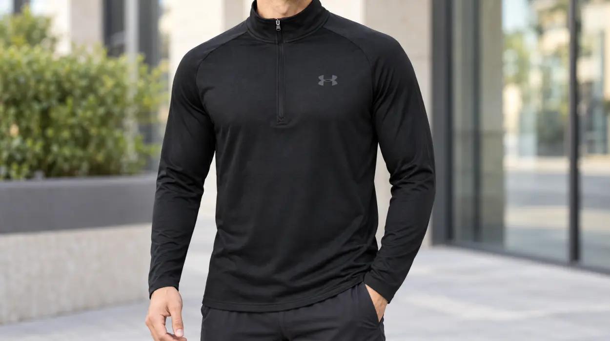 Camiseta Under Armour UA Tech 2.0 de media cremallera para hombre