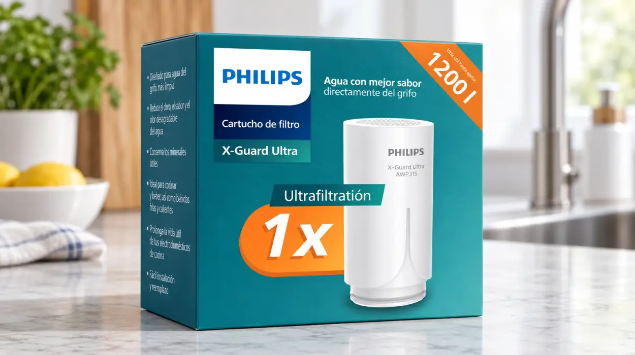 Cartucho de filtro Philips OnTap AWP315/10 con capacidad de 1.200 l