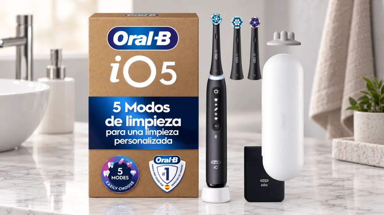 Cepillo eléctrico Oral-B iO 5 con 3 cabezales