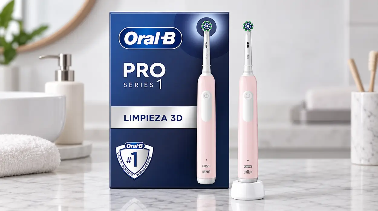 Cepillo eléctrico Oral-B Pro Series 1 con control de presión y temporizador