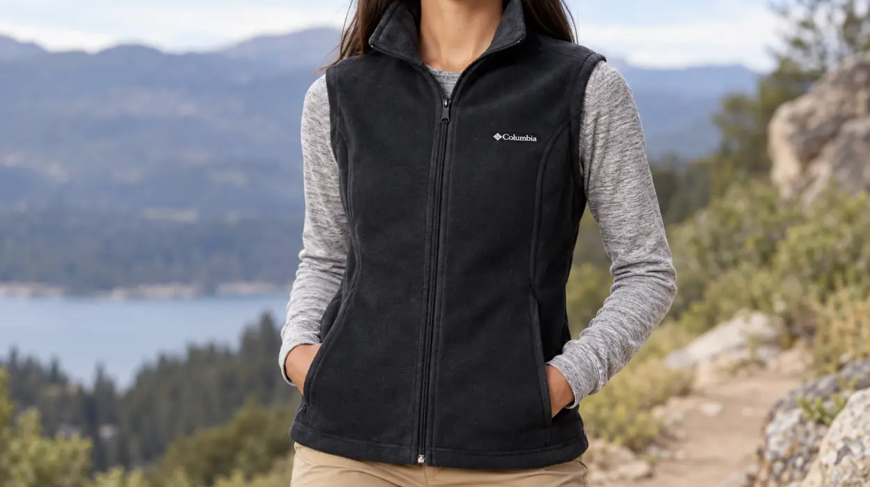 Chaleco Columbia Benton Springs ligero y con cremallera completa para mujer