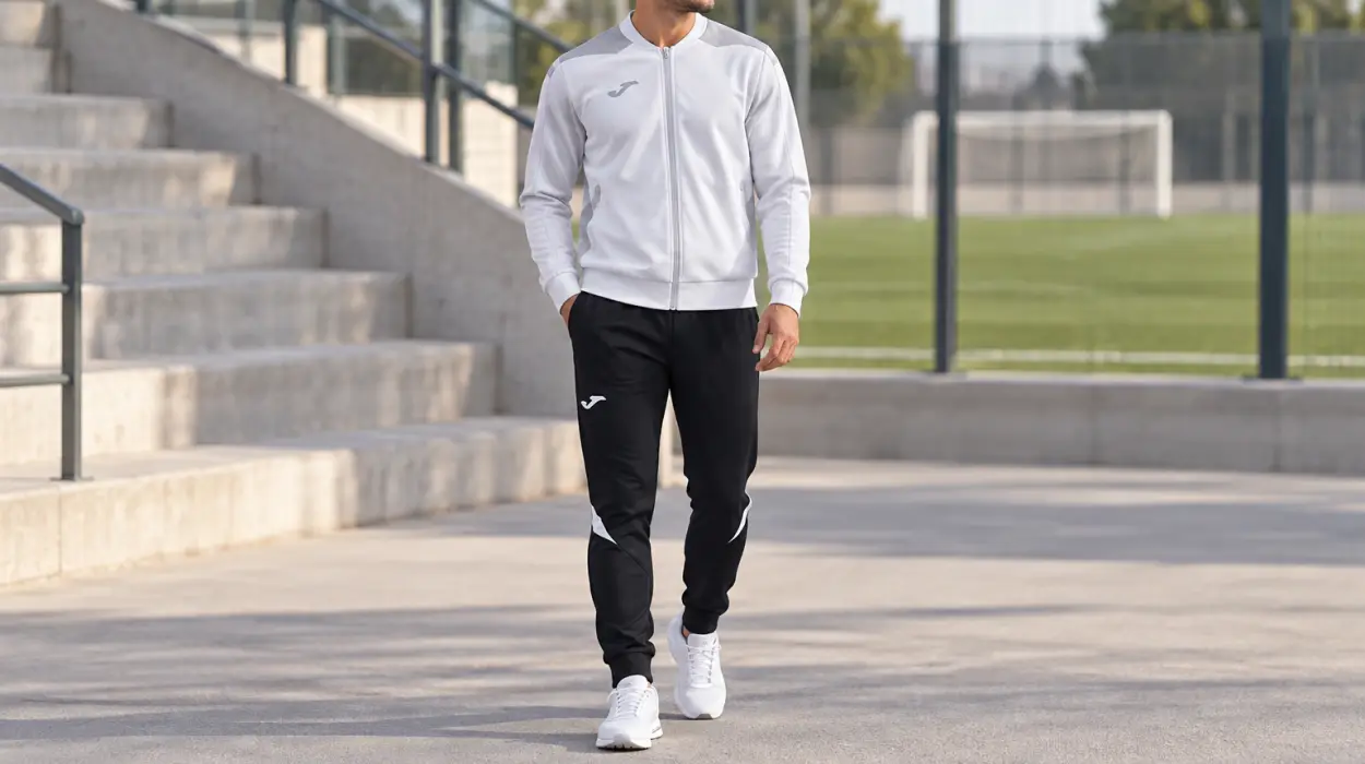 Chándal Joma Championship VII para hombre con rib en puños, cuello, cintura y bajo