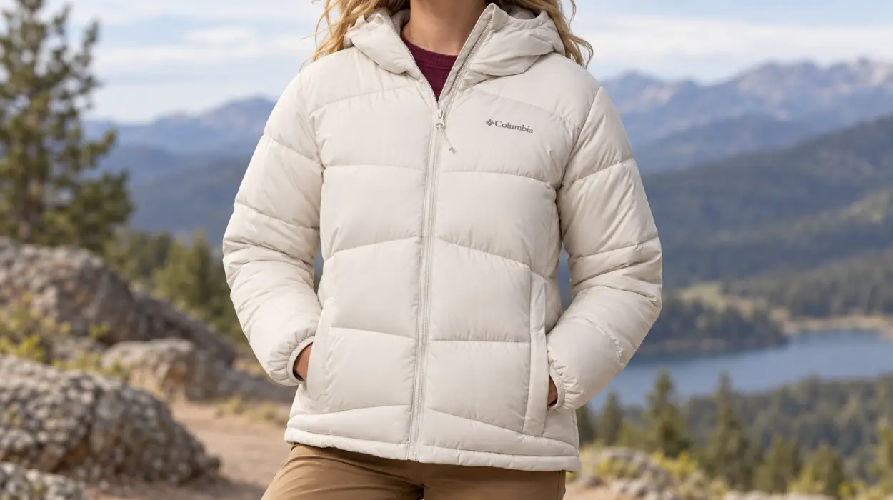 Chaqueta Columbia Fivemile Butte con capucha y forro reflectante para mujer