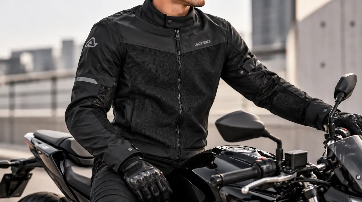 Chaqueta de moto Acerbis CE Ramsey Vented 2.0, ventilada y homologada