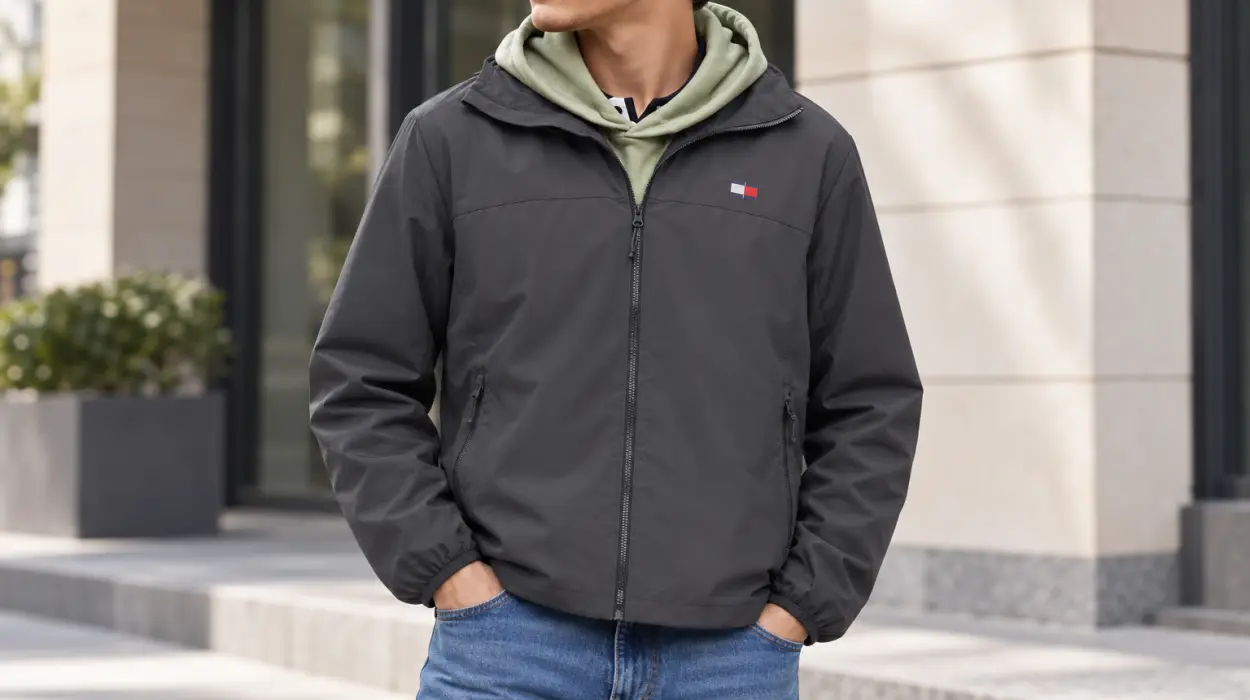 Chaqueta plegable Tommy Jeans Tjm Chicago Packable para hombre
