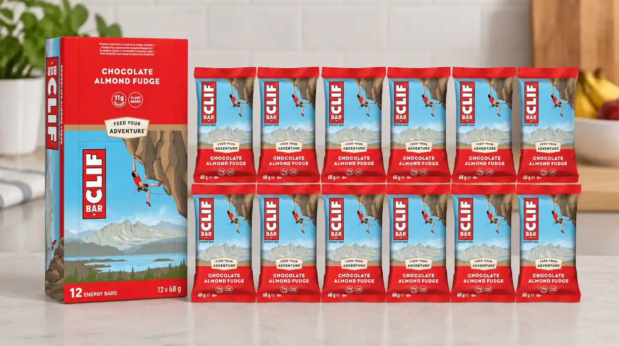 Pack x12 barritas energéticas CLIF BAR Chocolate Almond Fudge de 68 g