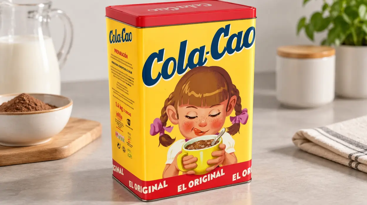 ColaCao Original en lata metálica vintage de 1,4 kg