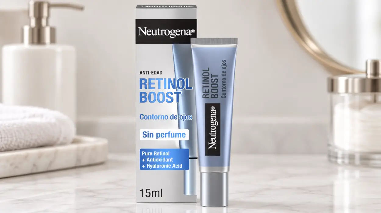 Contorno de ojos Neutrogena Retinol Boost antiarrugas sin perfume de 15 ml