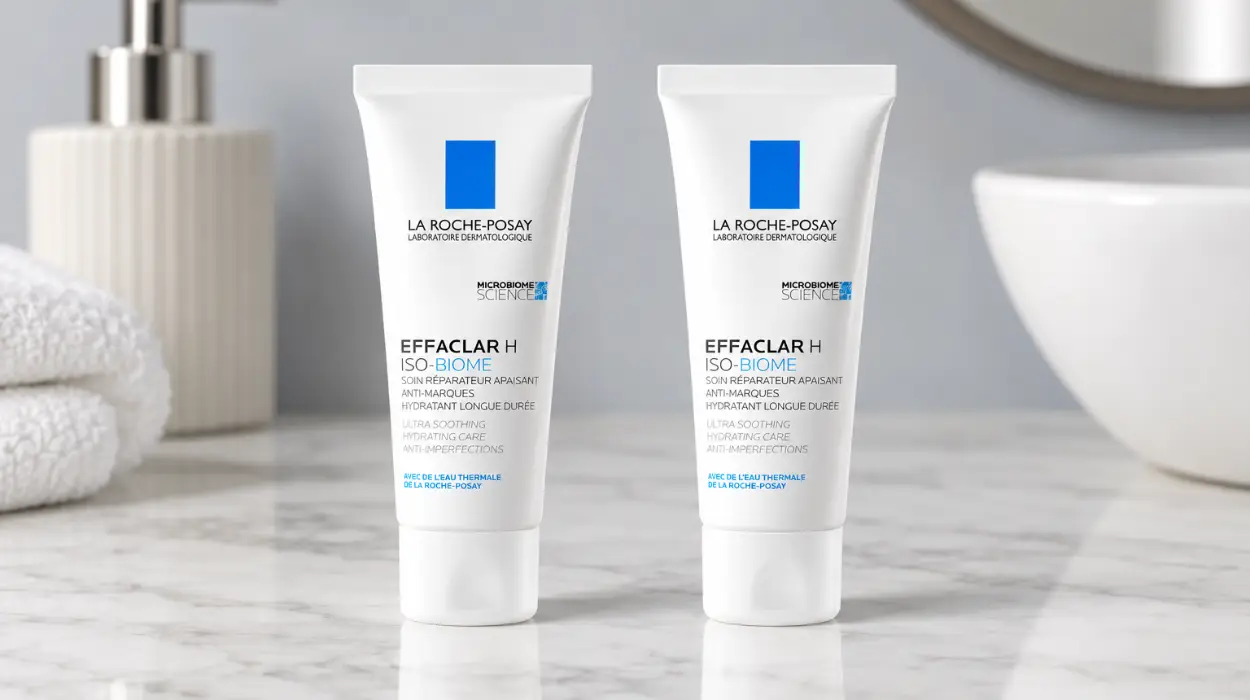 Pack x2 Crema hidratante de día La Roche-Posay Effaclar H Iso-Biome de 40 ml