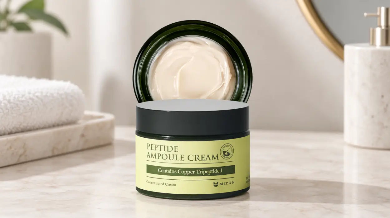 Crema hidratante Mizon Peptide Ampoule Cream de 50 ml con péptidos