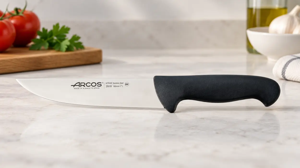Cuchillo de cocina Arcos Serie 2900 NITRUM de 180 mm