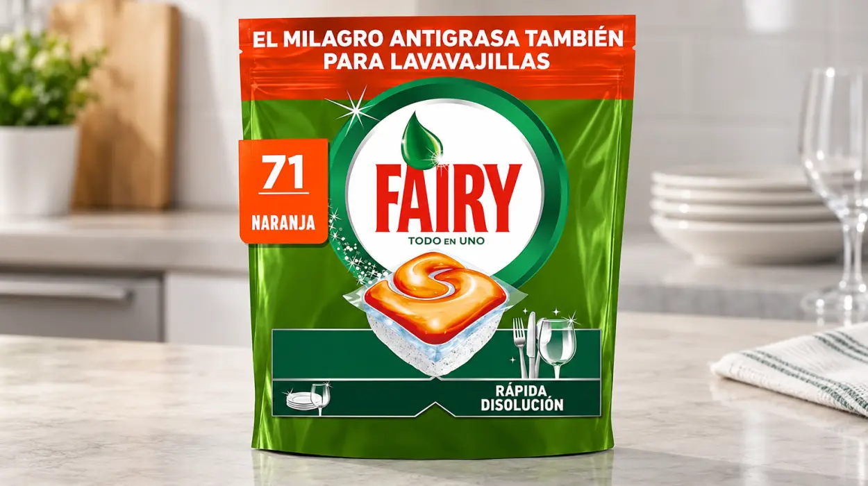 Pack x71 cápsulas Fairy Original Todo en 1 para lavavajillas