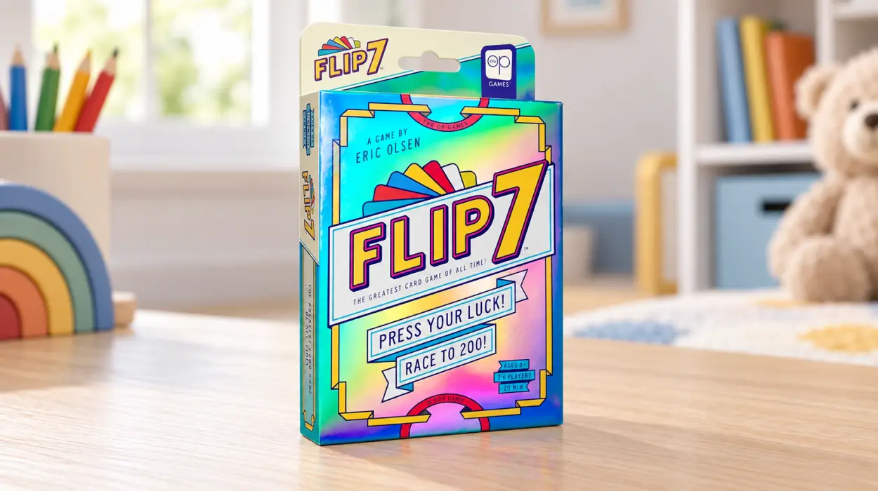 Flip 7, juego de cartas de suerte y estrategia con 94 cartas