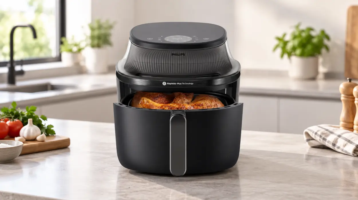 Freidora de aire Philips 3000 Airfryer de 6,2 l con 16 modos de cocción