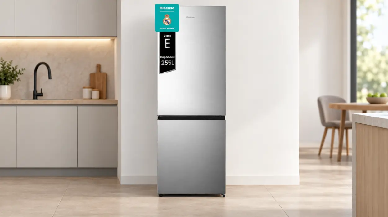 Frigorífico combi Hisense RB329N4ACE de libre instalación, con 55 cm de ancho