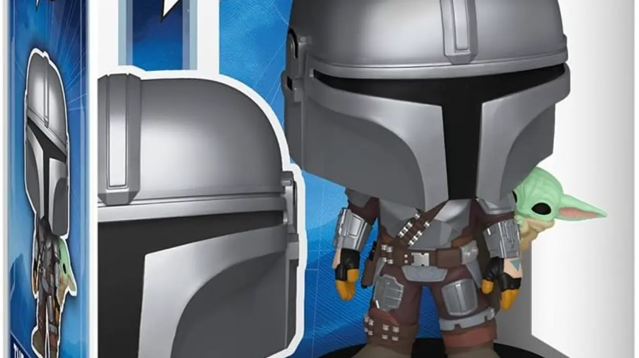 Figura Funko Pop! de Star Wars con Mandalorian y Grogu