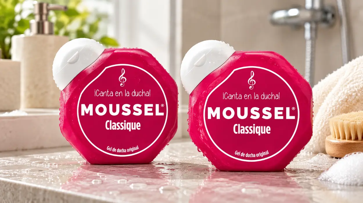 Pack x2 Gel de ducha Moussel Clásico de 60 ml en formato viaje