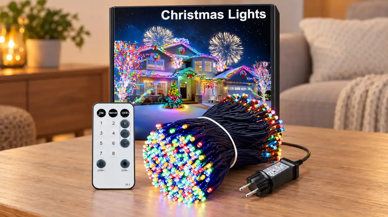 Guirnalda de luces de Navidad ARKOCHIC de 35 m con 1000 LED multicolor