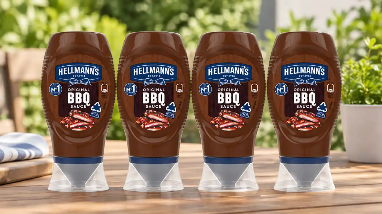 Pack x4 de salsa barbacoa Hellmann's Bocabajo de 285 g con descuento al tramitar