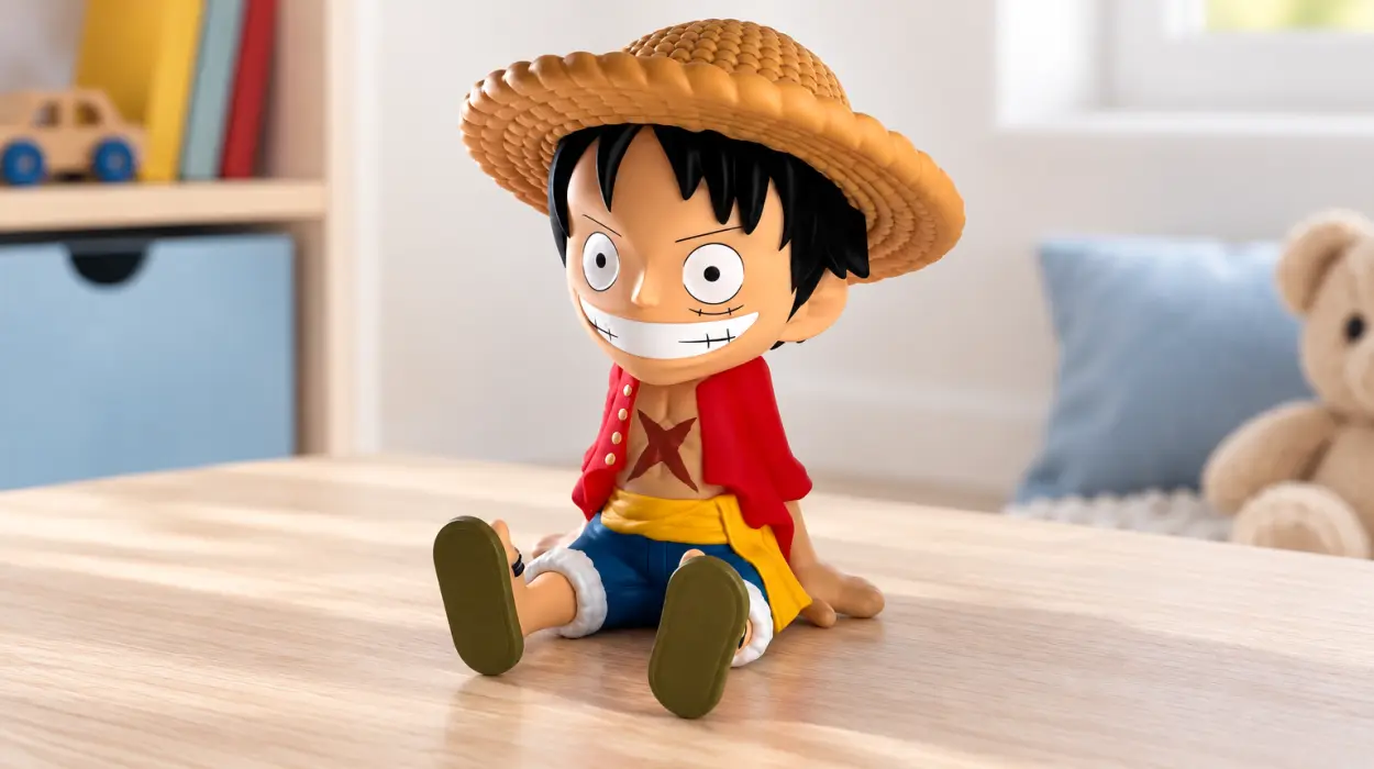 Hucha Plastoy de One Piece con Luffy
