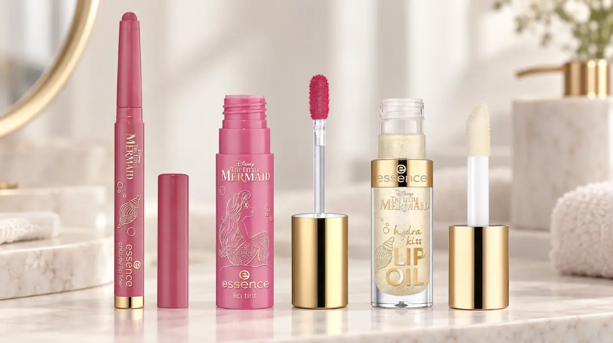 Kit de labios essence Disney La sirenita con color intenso y acabado luminoso