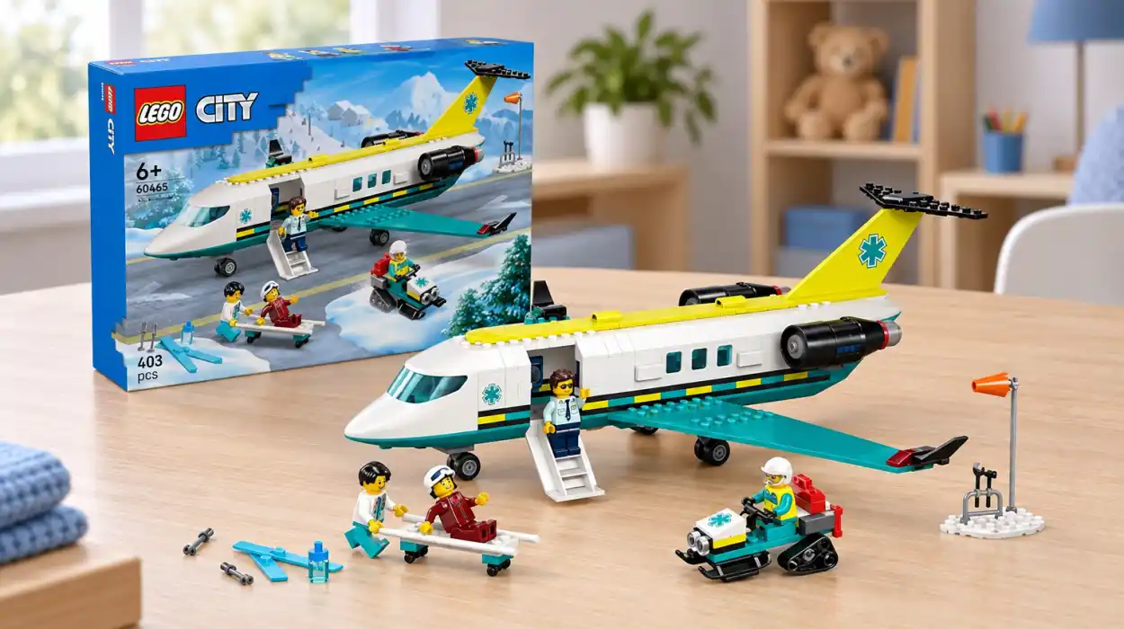 Set LEGO City Avión Ambulancia Aérea de Emergencia