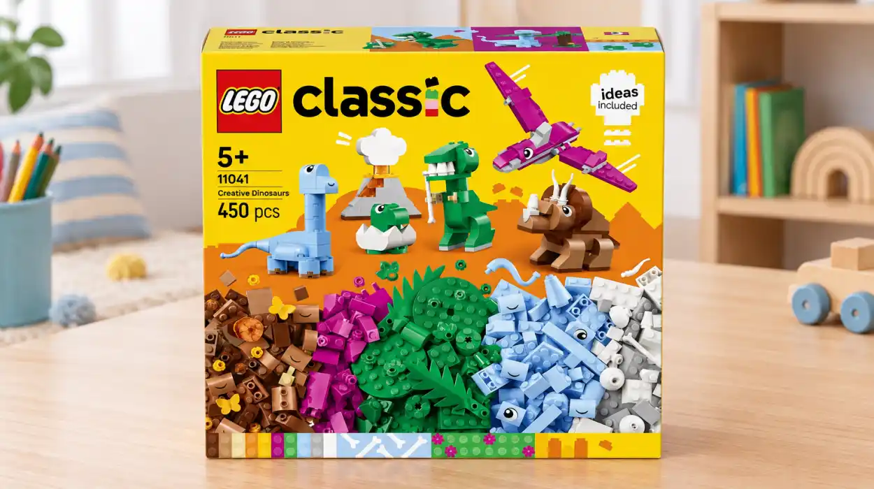 Set LEGO Classic Dinosaurios Creativos con 450 piezas
