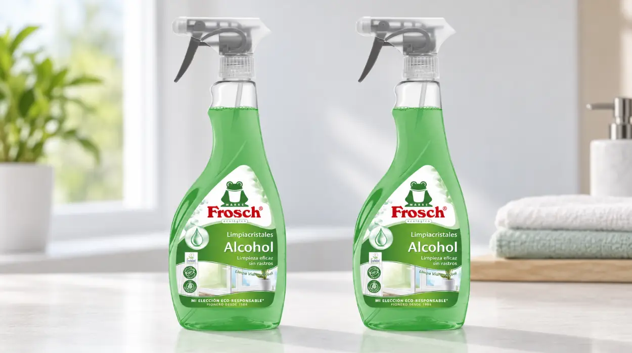 Pack x2 Limpia cristales ecológico Frosch con alcohol, 500 ml