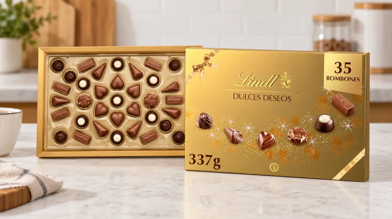 Caja de bombones surtidos Lindt Dulces Deseos de 337 g