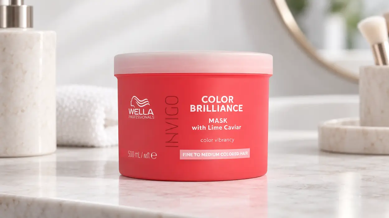 Mascarilla Wella Professionals Invigo Color Brilliance de 500 ml para cabello fino y normal