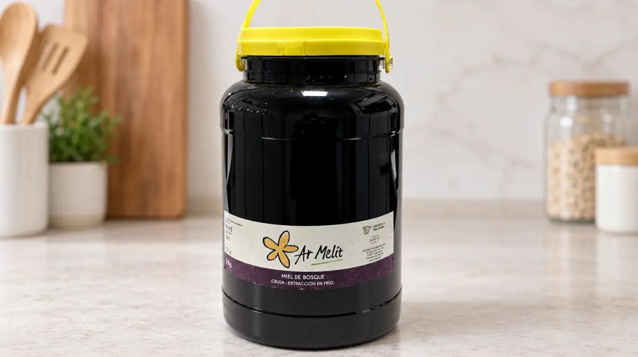 Miel cruda de bosque Ar Melit en formato de 5 kg