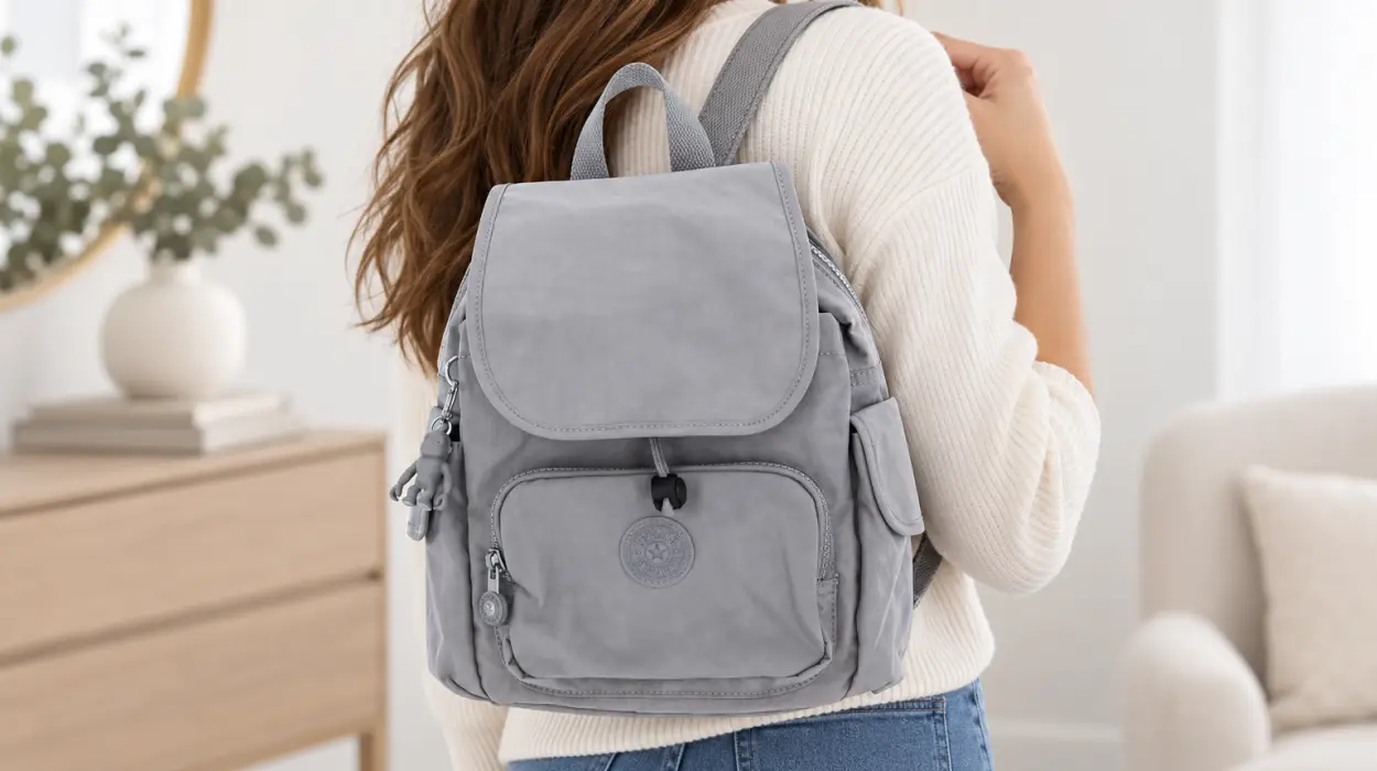 Mochila Kipling City Pack Mini con correas ajustables