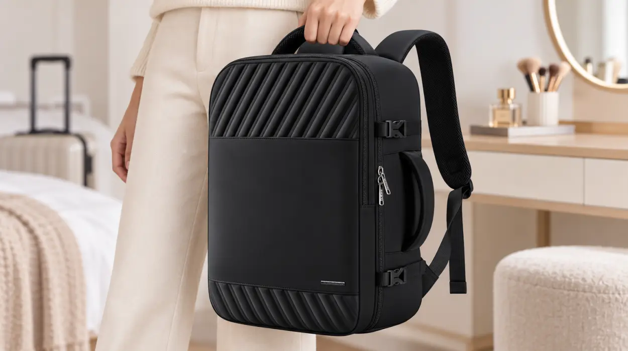 Mochila de viaje Lekespring para mujer, tamaño cabina de avión de 40 x 20 x 25 cm