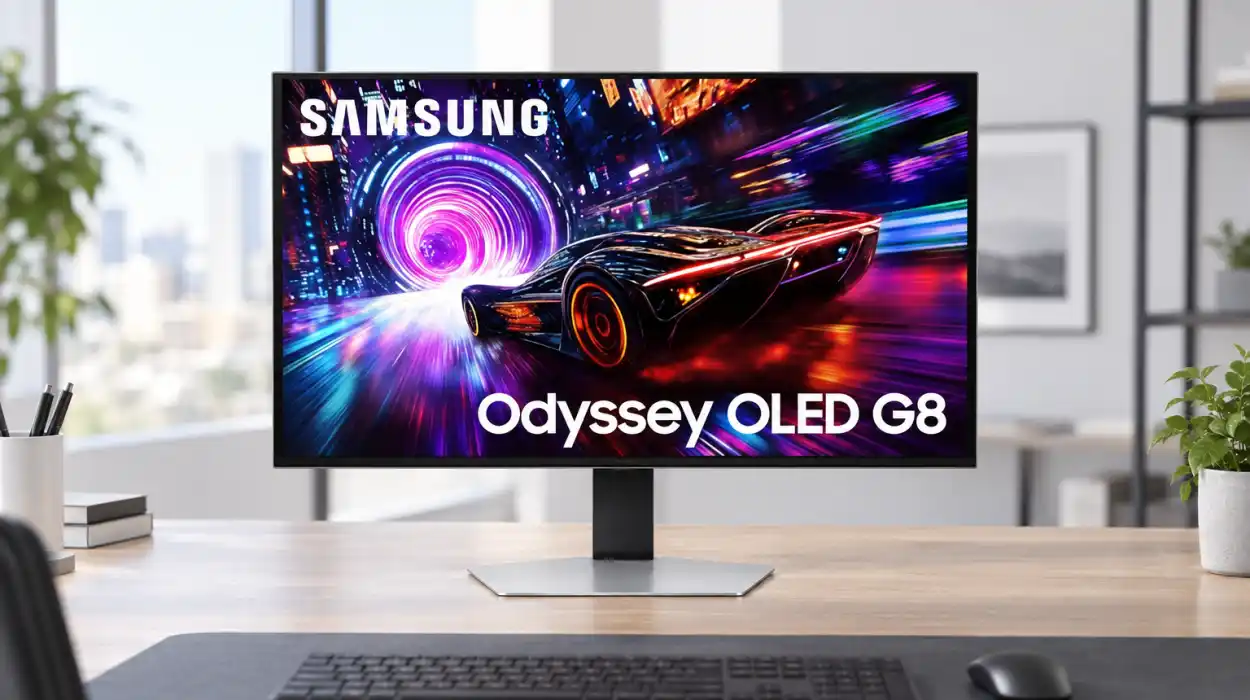 Monitor Samsung Odyssey OLED G8 G81SF 4K de 27" , 240 Hz y Glare Free