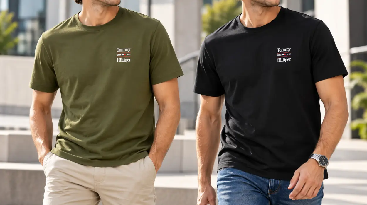 Pack x2 camisetas gráficas Tommy Hilfiger para hombre