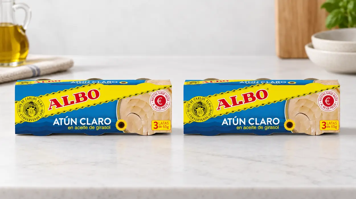 Pack x6 latas de atún claro Albo en aceite de girasol de 65 g