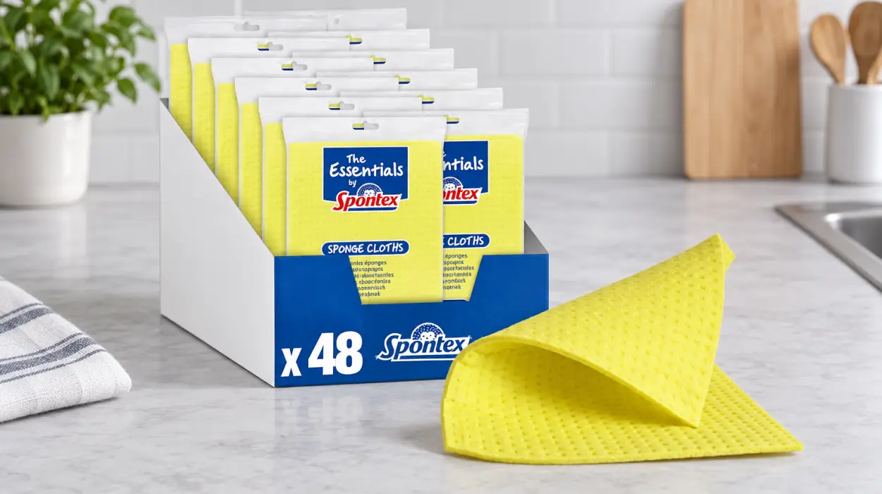 Pack x48 bayetas absorbentes Spontex The Essentials