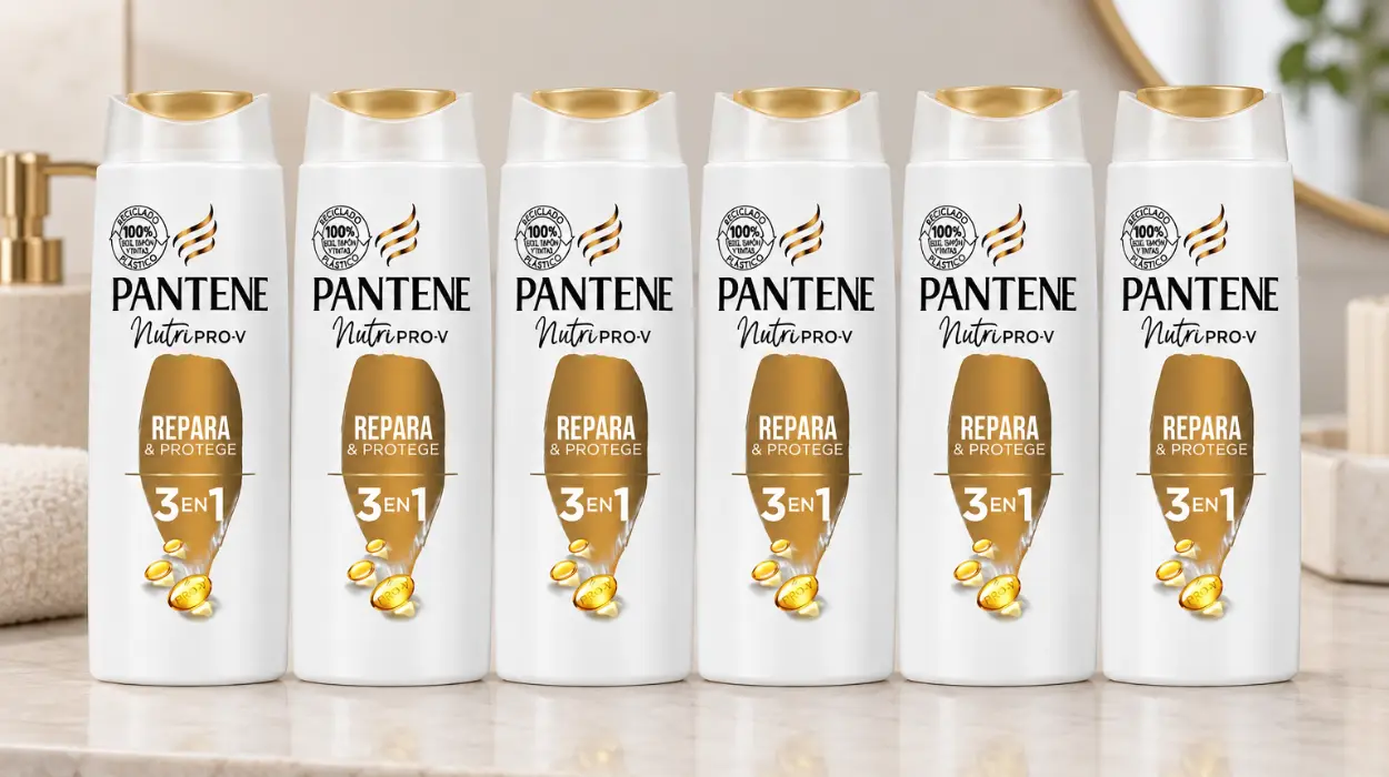 Pack x6 Champú Pantene Pro-V Repara y protege 3 en 1 de 300 ml