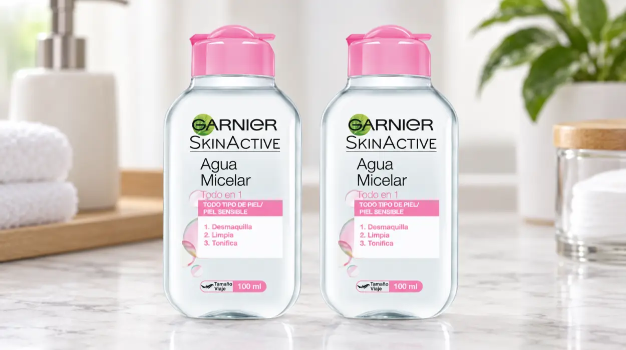Pack x2 de Agua Micelar Garnier SkinActive Clásica para piel normal de 100 ml