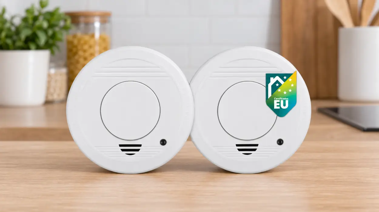Pack x2 detectores de humo Smartwares con sensor de 10 años y pila reemplazable