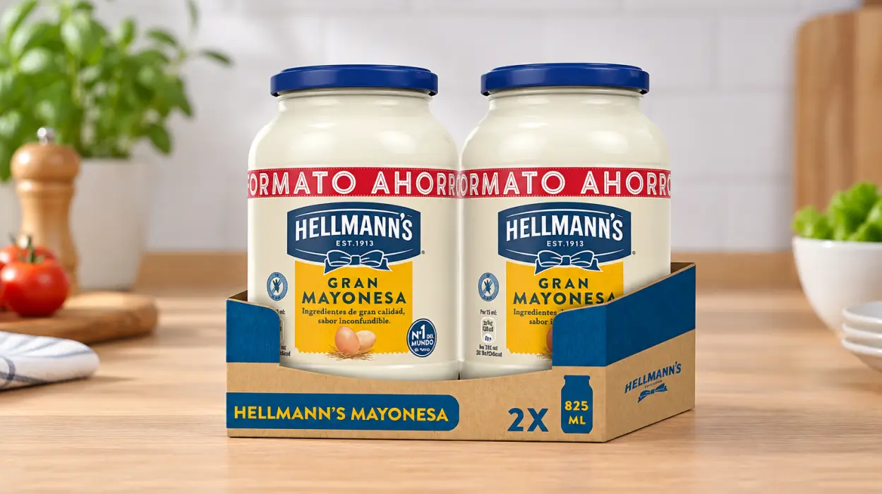 Pack x2 tarros de Mayonesa Hellmann's de 825 ml