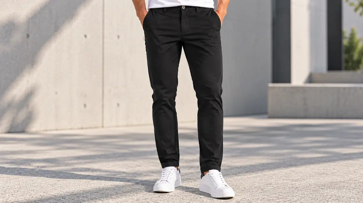 Pantalones chinos Jack & Jones Jjimarco Jjdave negros para hombre