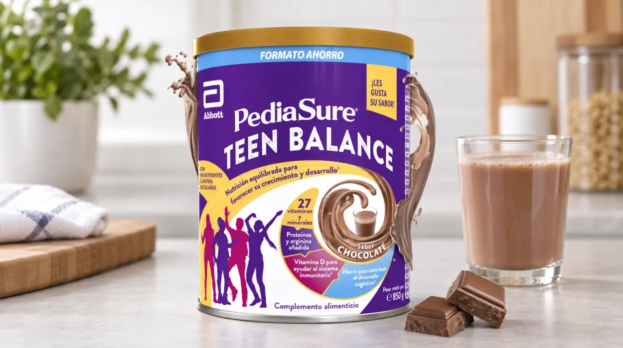 PediaSure Teen Balance de chocolate, nutrición equilibrada para adolescentes en formato de 850 g