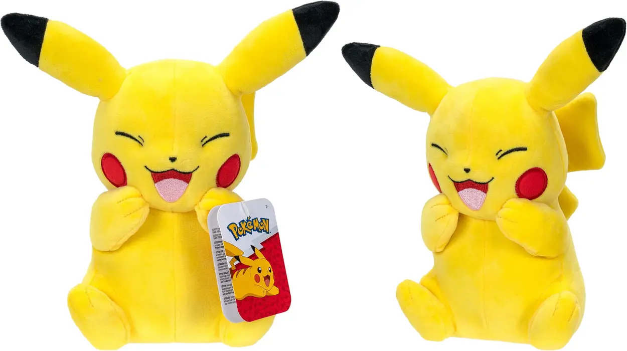 Peluche oficial Pokémon Pikachu Wave 15 de 20 cm
