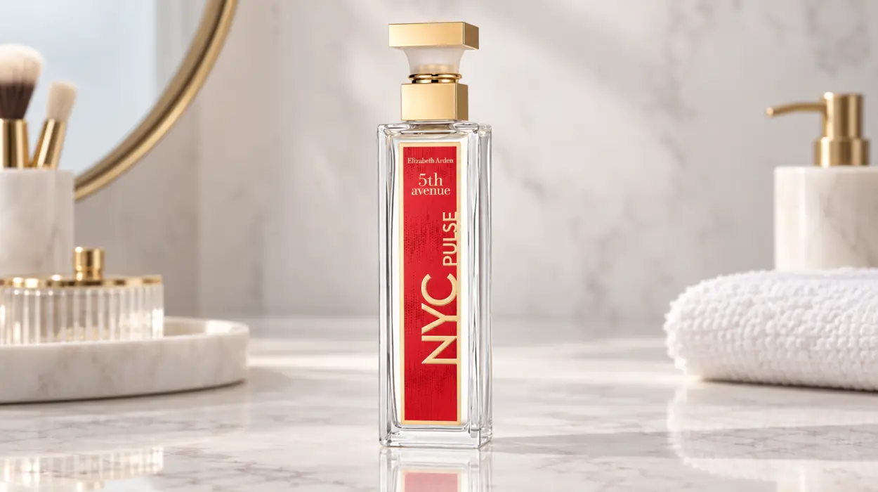 Eau de parfum Elizabeth Arden 5th Avenue NYC Pulse, floral y amaderada, de 75 ml