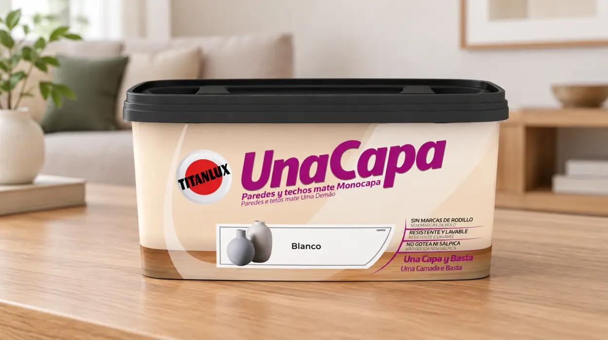 Pintura monocapa Titanlux para cubrir con una sola aplicación