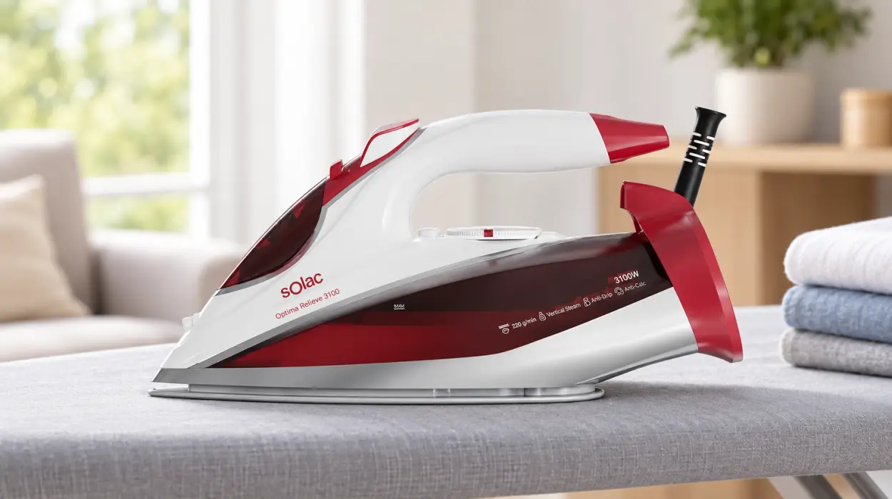 Plancha de vapor Solac Optima Relieve 3100 con golpe de vapor de 220 g/min